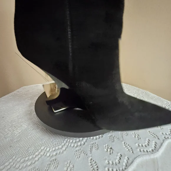 💗💘Womens AAJ By Aminah Black Boots Size 8 - 4" Heels - NWOT🧡💓 - Picture 9 of 13